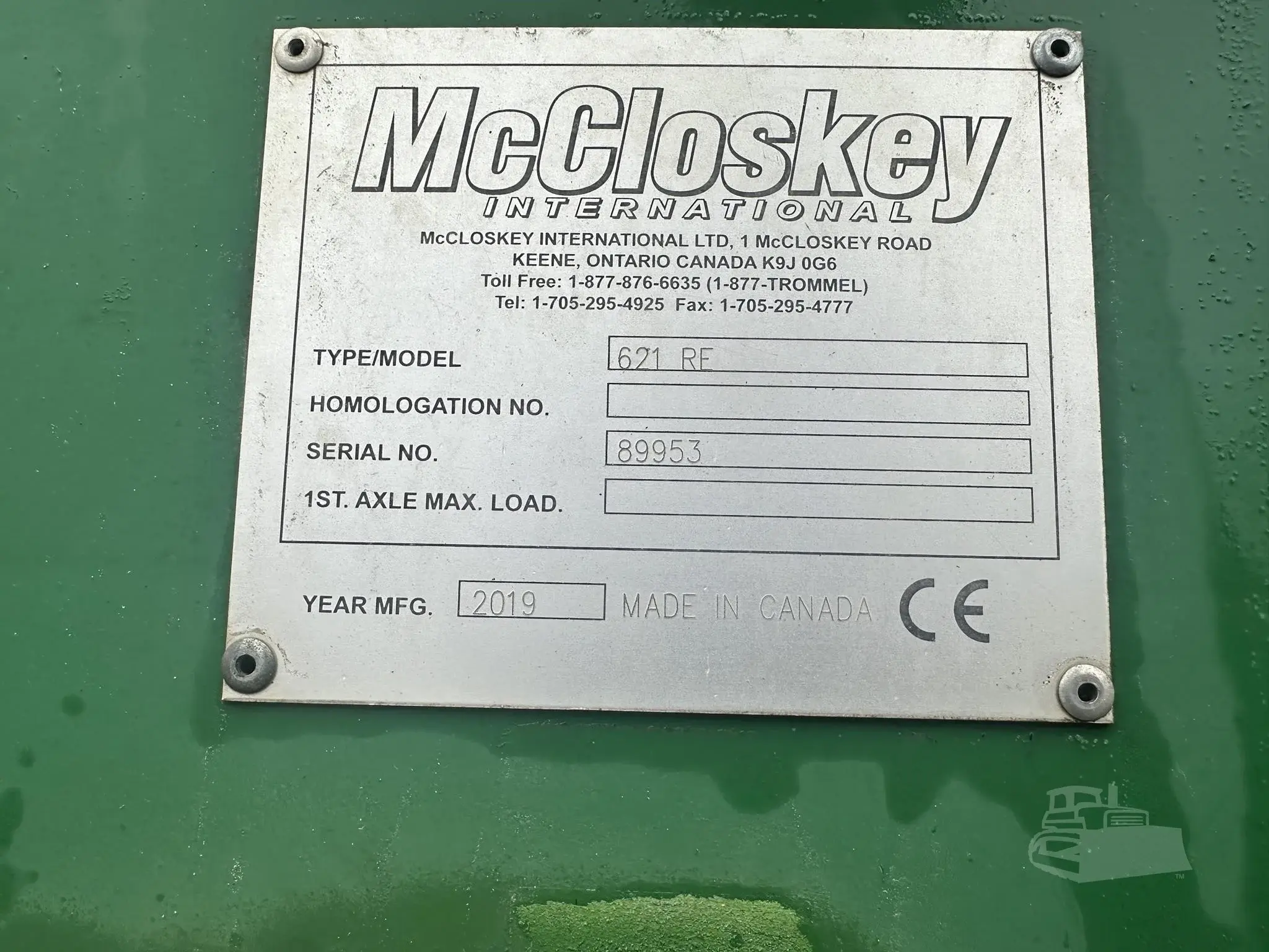 2019 McCloskey 621RE — $309,000 — photo 6