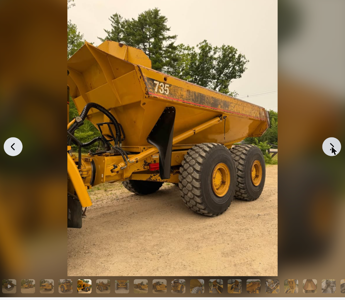 2005 Caterpillar 735 — NH — $148,500 — photo 5