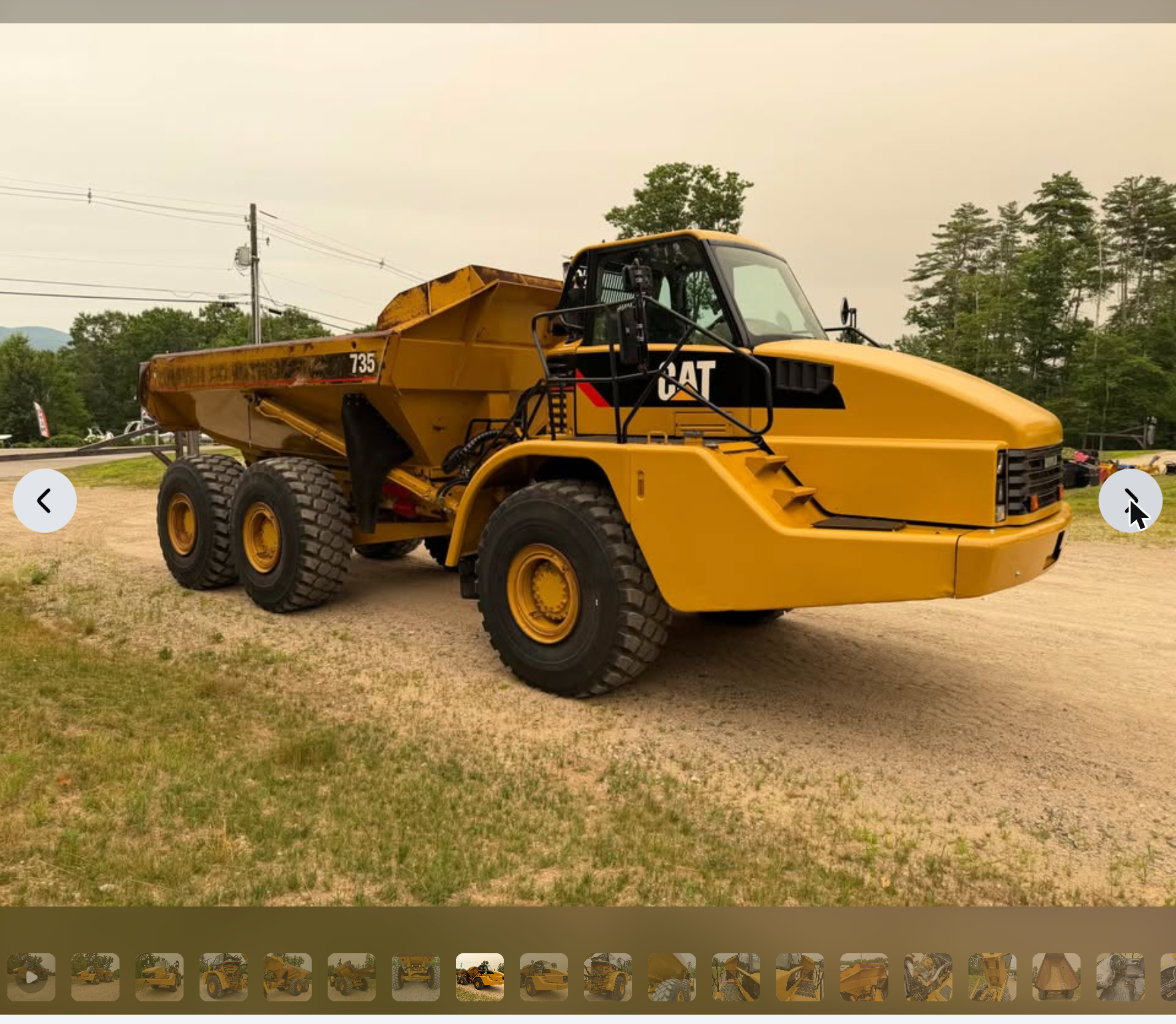 2005 Caterpillar 735 — NH — $148,500 — photo 6
