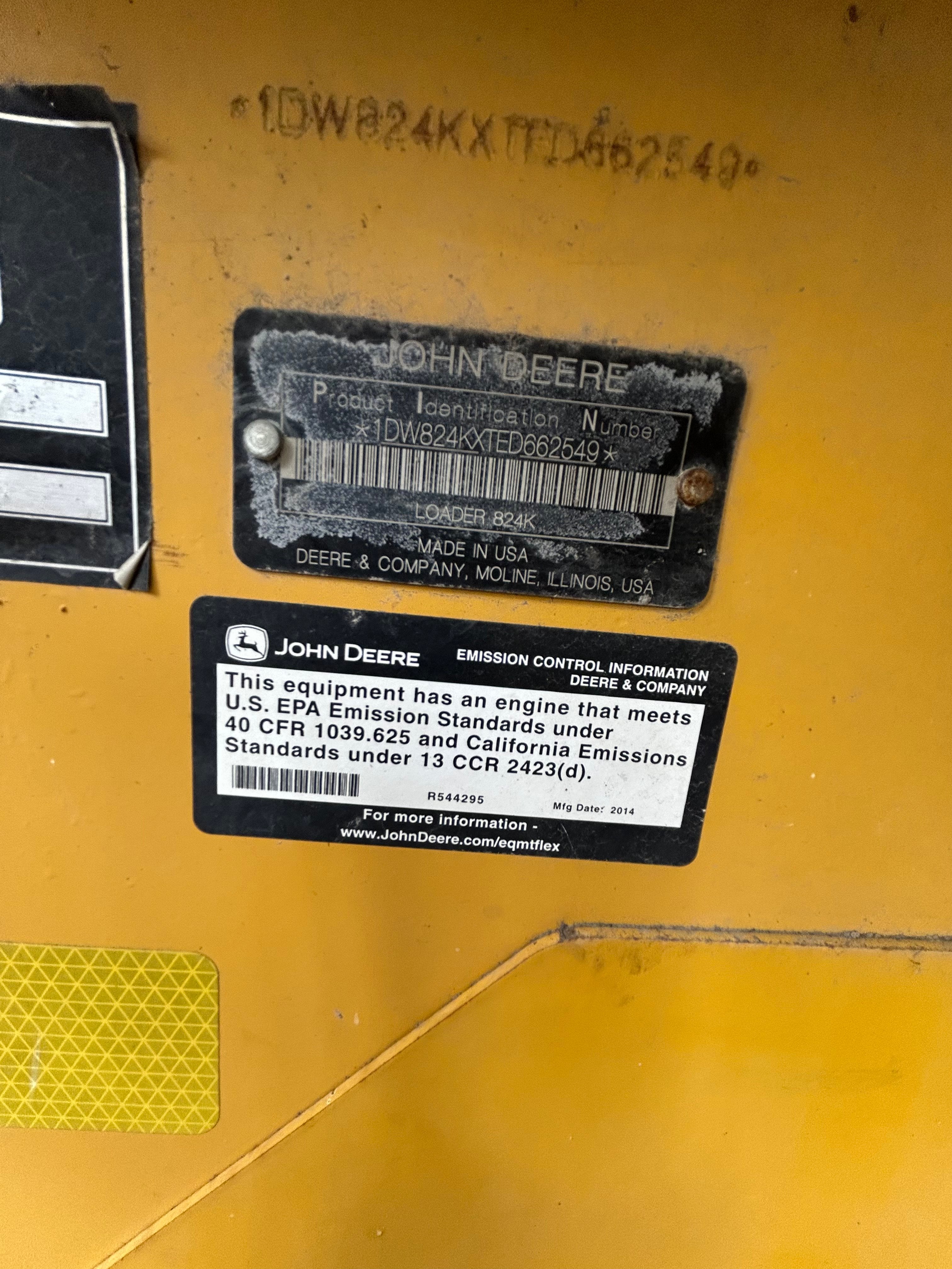 John Deere 824K — photo 4