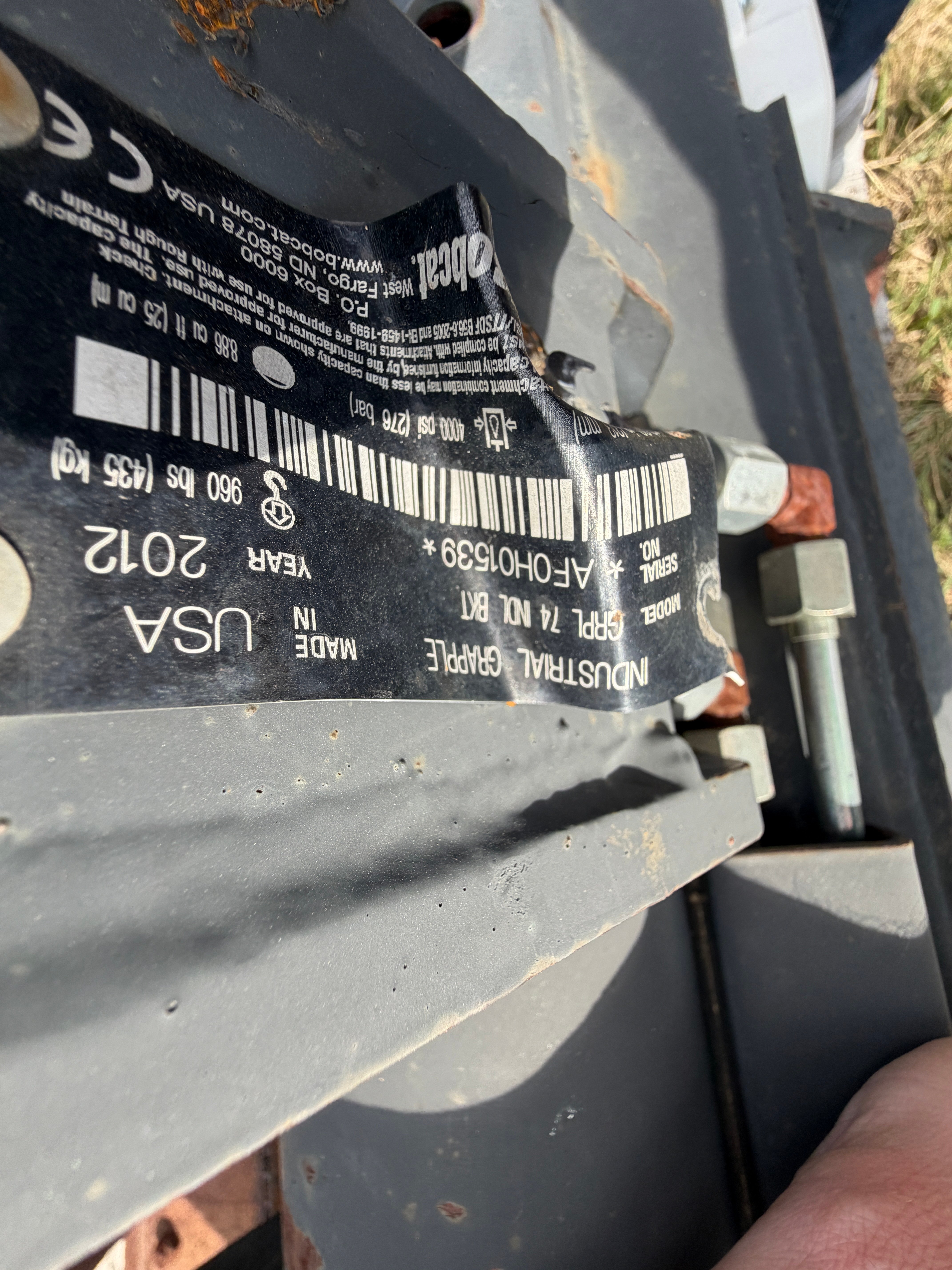 Bobcat Skid-Steer Bucket — Providence, RI — $1,500 — photo 6