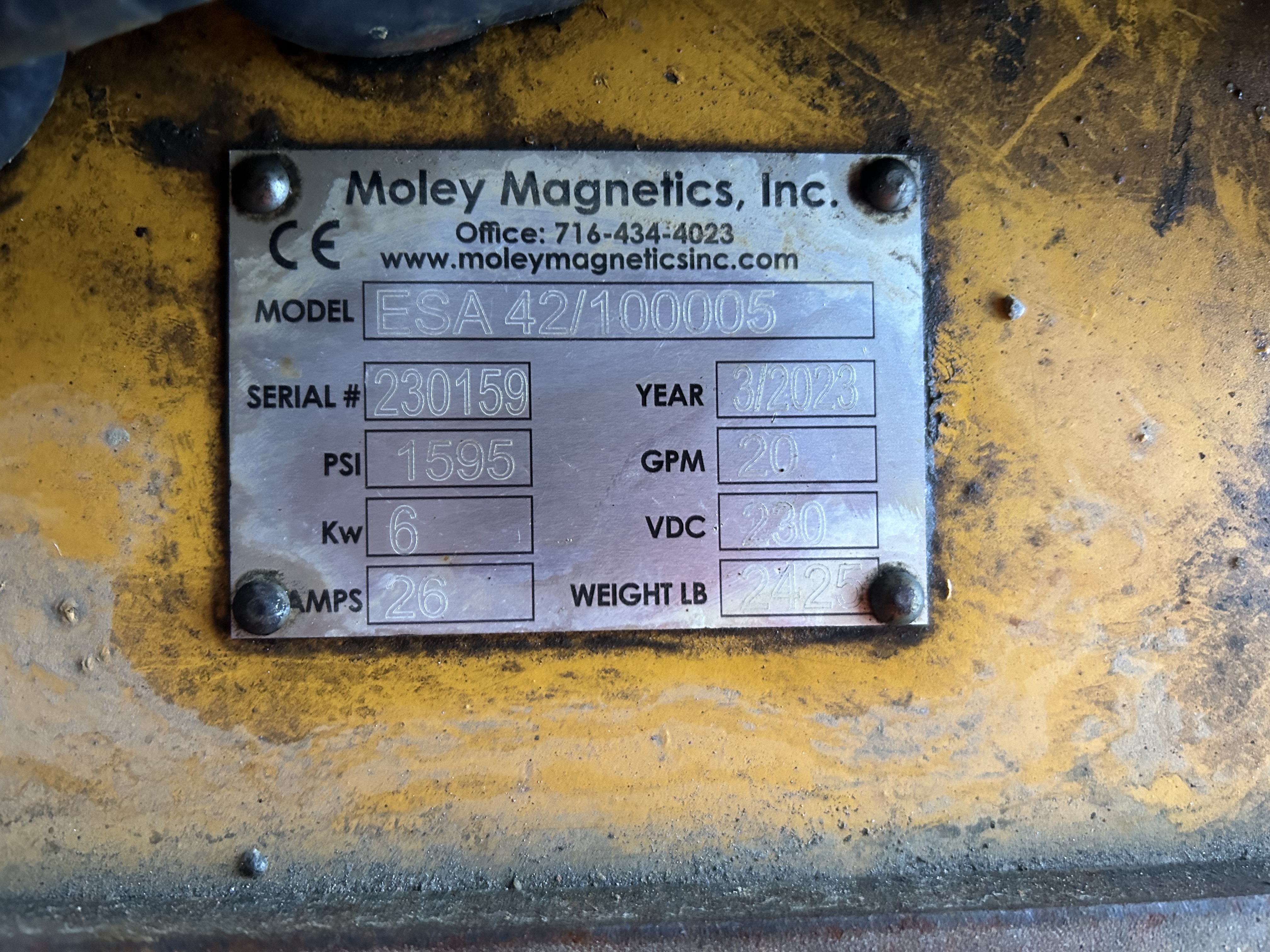 2023 Moley Magnetics ESA42/100005 — Providence, RI — $32,000 — photo 8