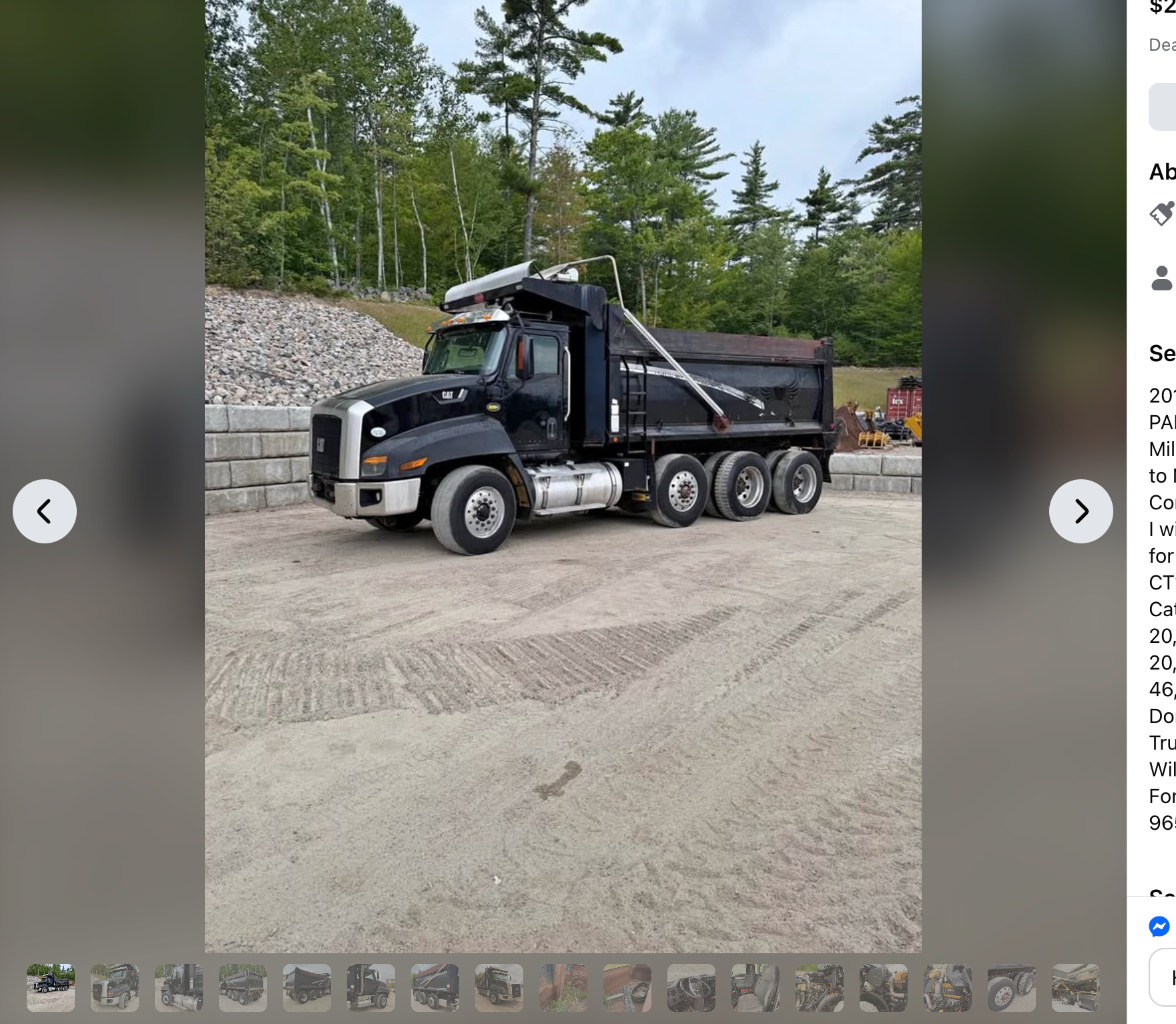 2012 Caterpillar CT660 — NH — $27,500 — photo 2