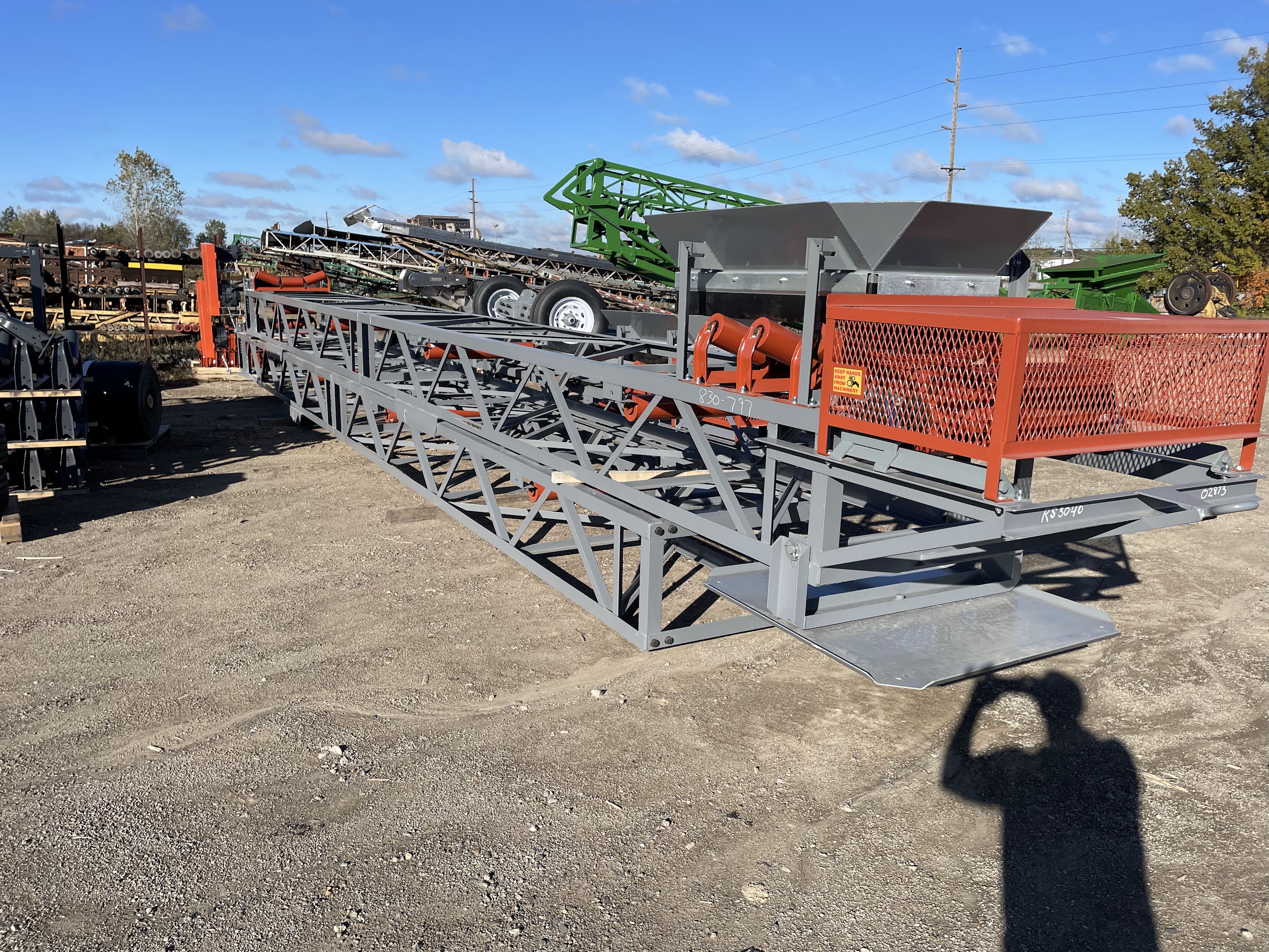 NEW WOOLLEY 30 X 40 RADIAL STACKER — photo 2