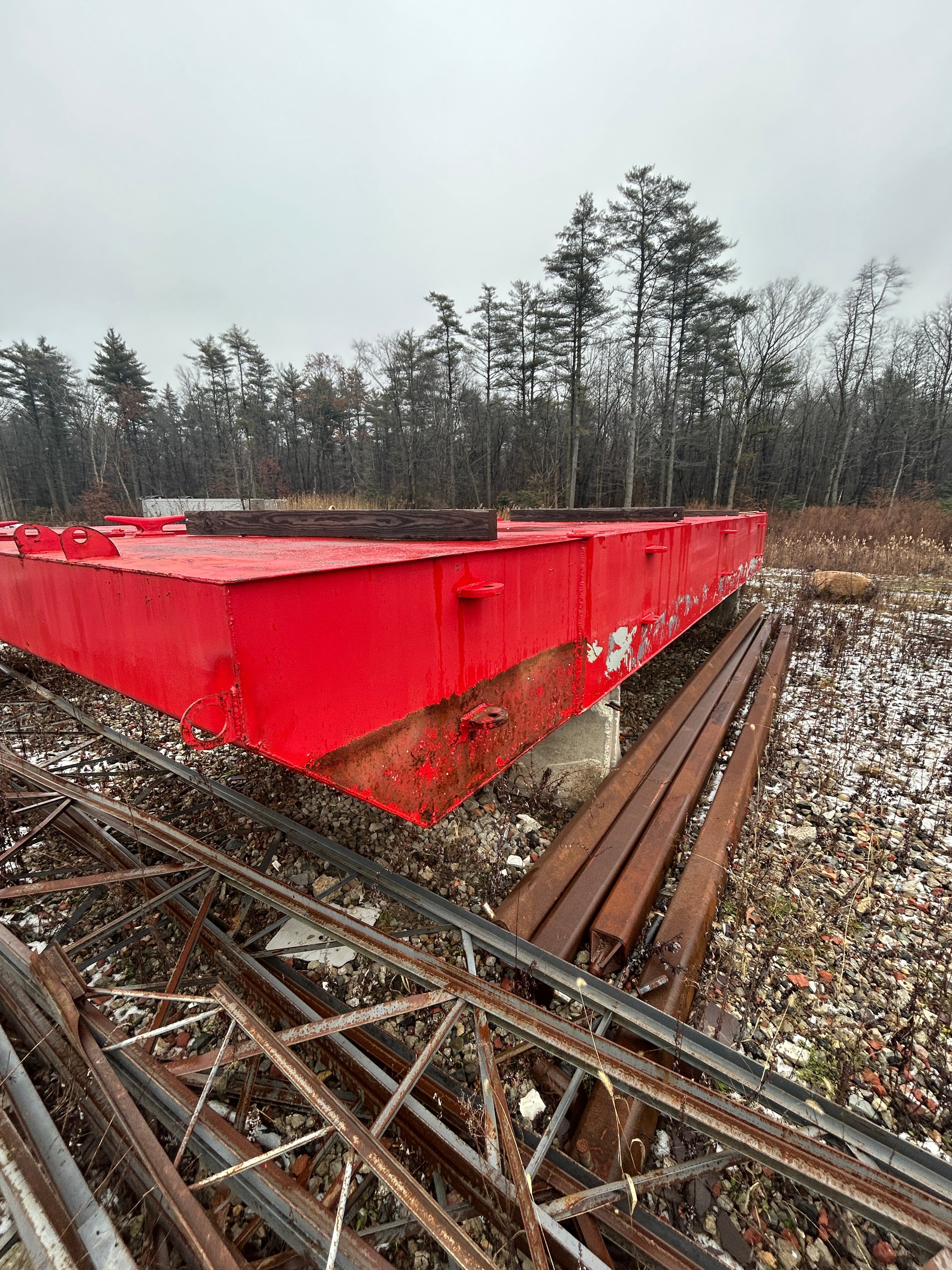 36'x10'x3' barges — Middleboro, Massachusetts — $90,000 — photo 2