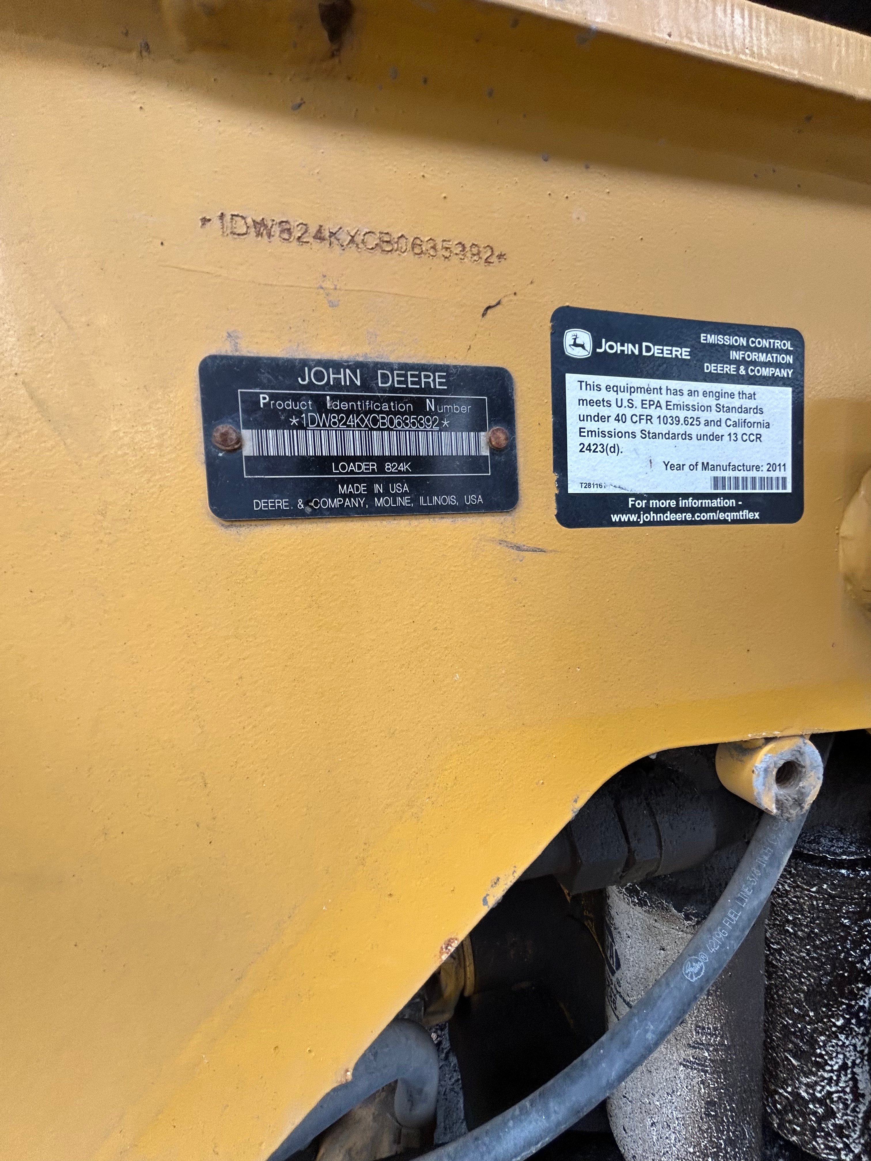 John Deere 824K — photo 7