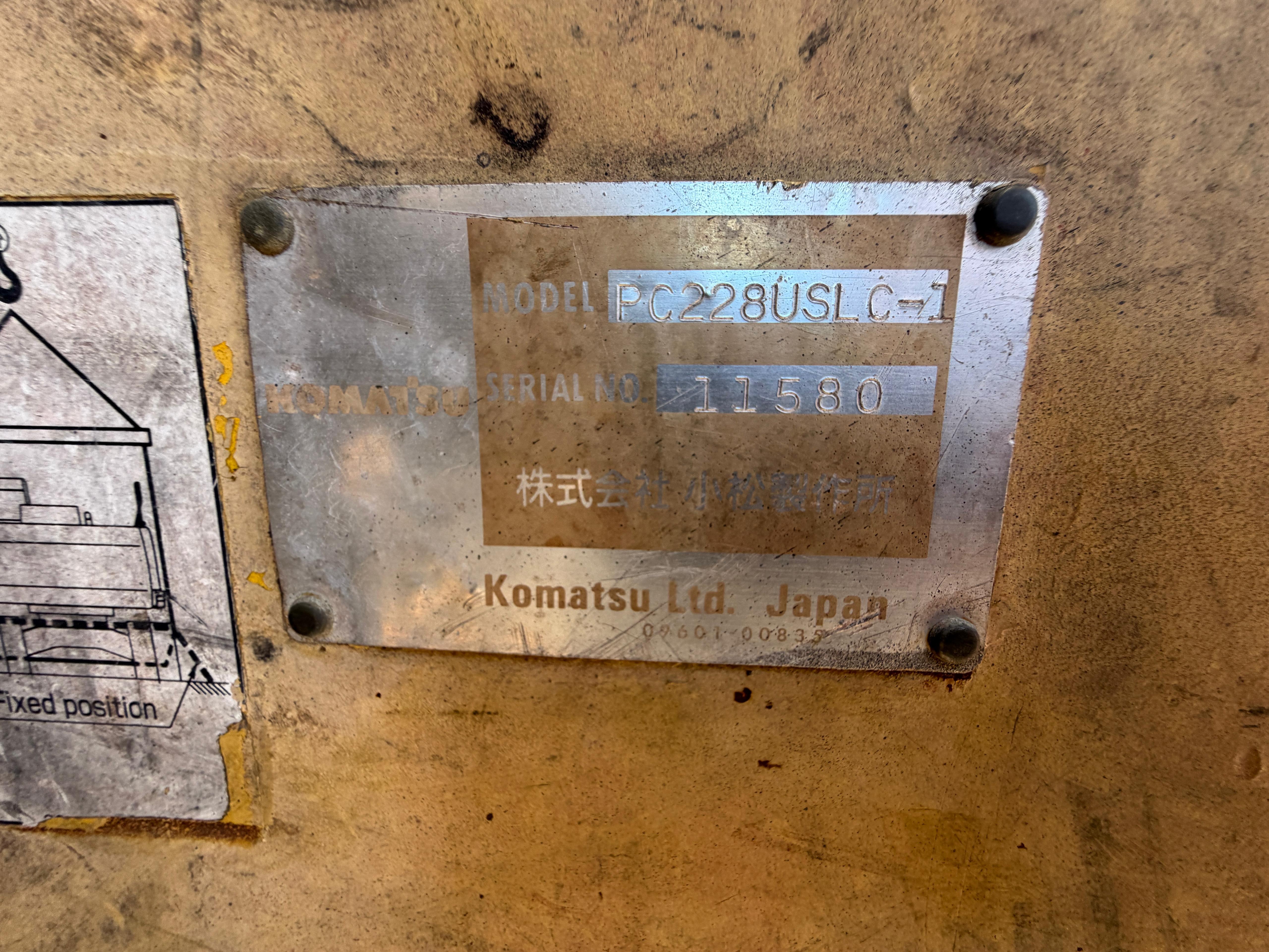Komatsu PC228 — Ellington, CT — $20,000 — photo 4