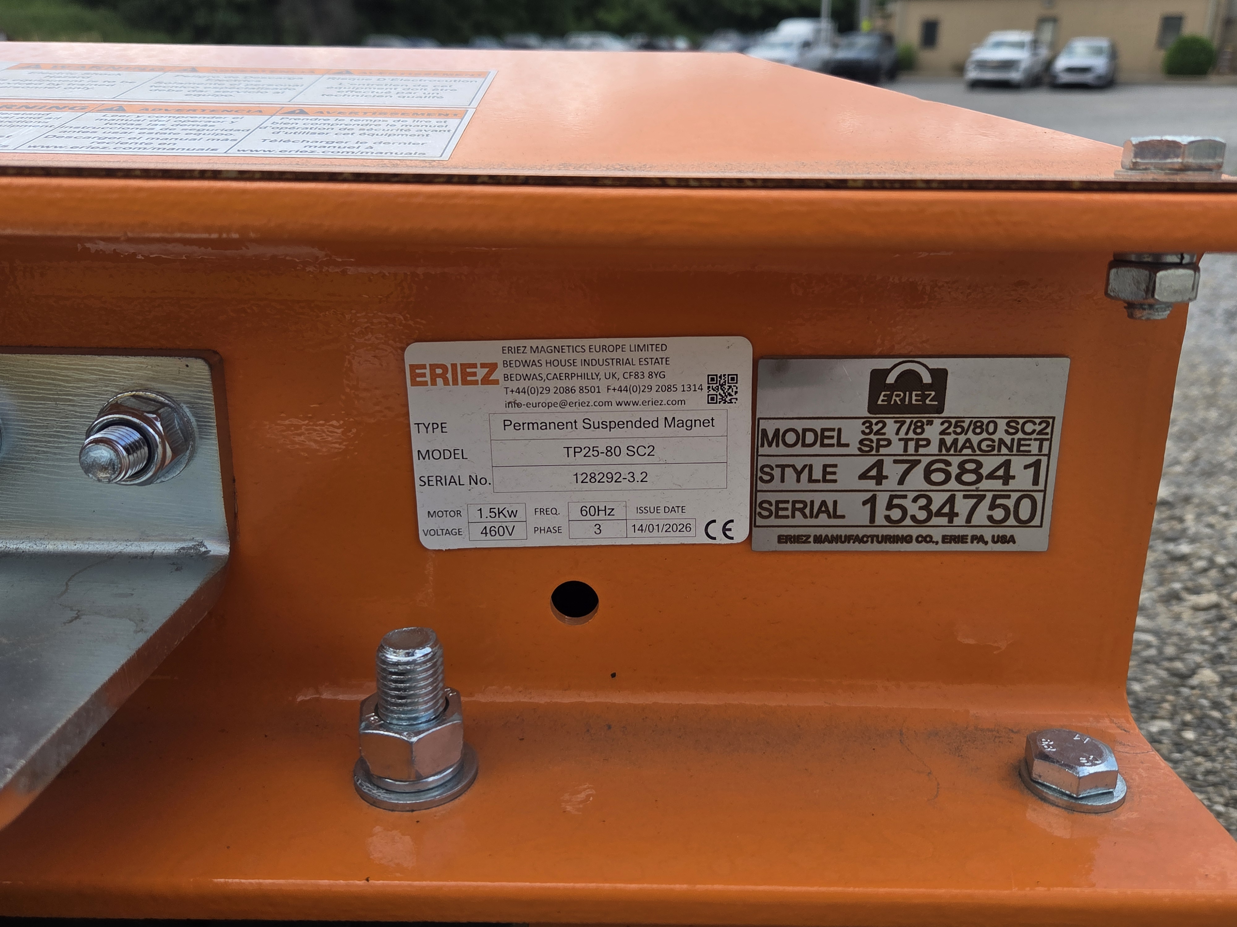 Eriez TP-25-80 SC2 — OH — photo 4
