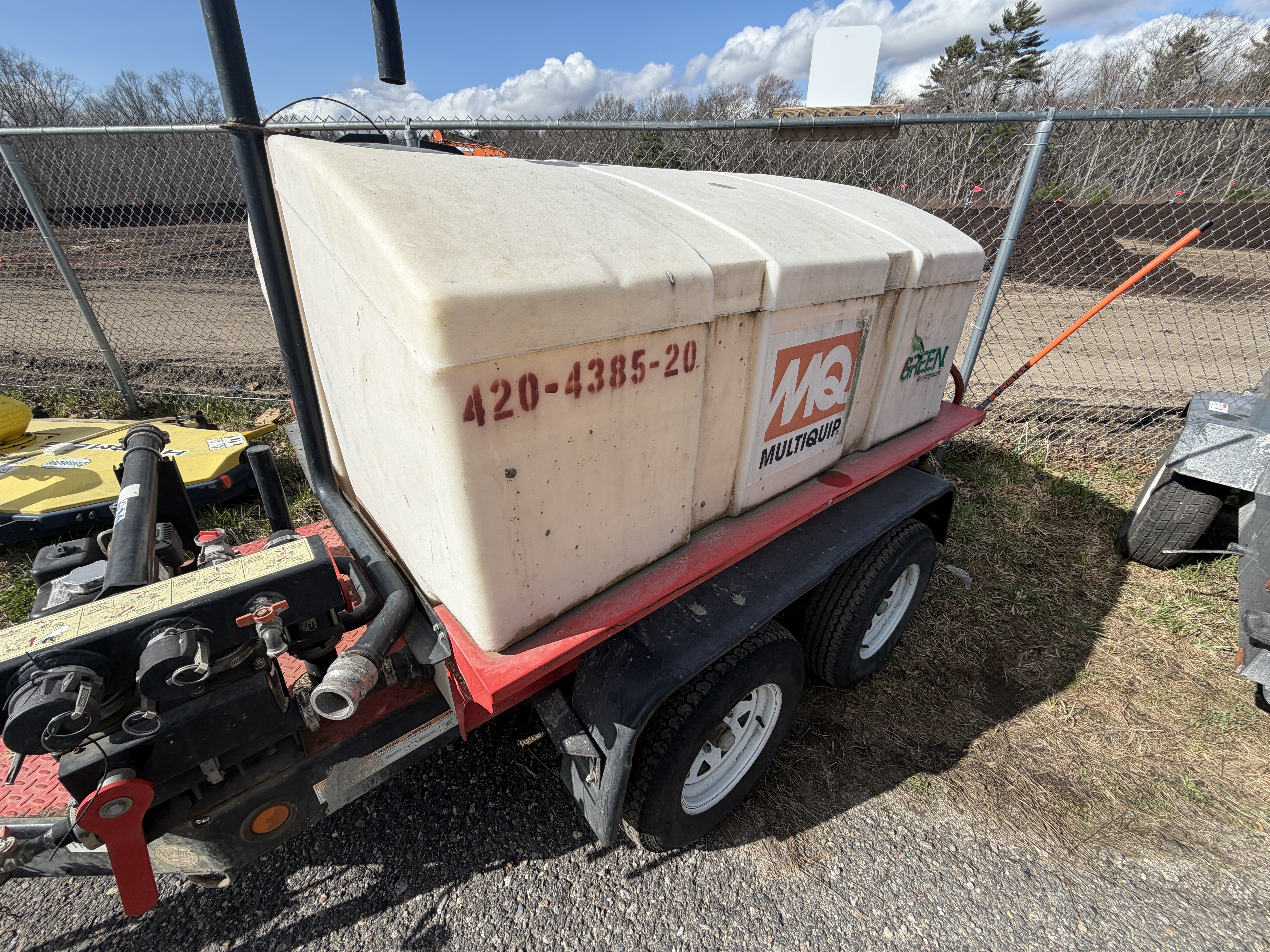 Multiquip Trailer-Mounted Water Tank — photo 6
