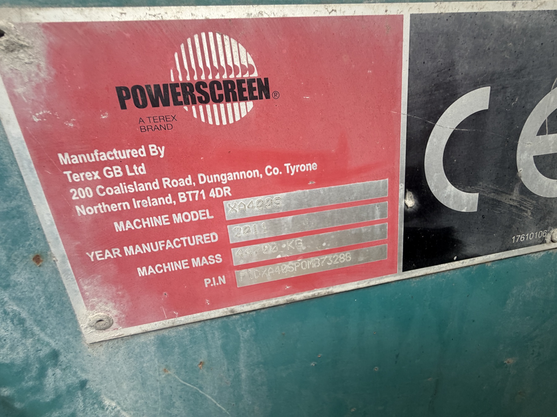2011 Powerscreen Premiertrak XA400S — Franklin, MA — photo 5