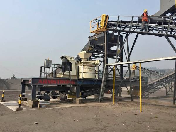2019 Terex Canica VSI 2000 Portable Impact Crusher — Terex Canica VSI 2000 — Granite Falls, NC