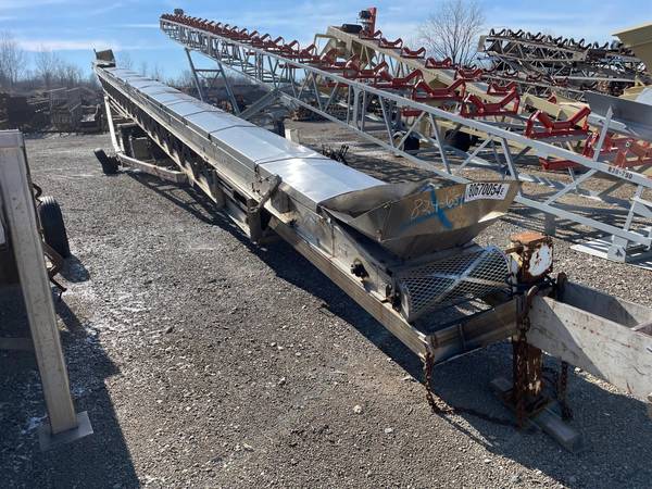 YARGUS 24 X 75' SALT/FERTILIZER STACKER — Yargus